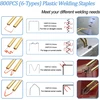 HYHJMISTY plastikų suvirinimo aparatas 220 W su 800 kabėmis ir 56 strypais H220
