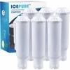 ICEPURE vandens filtrai kavos aparatams, aktyvuotos anglies ir dervos, suderinami su Krups F088 Pro Aqua, 6 vnt.