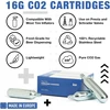 ICO CO2 srieginiai 16 g balionėliai dviračių padangų pripūtimui, 10 vnt. rinkinys