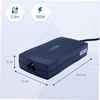 Iggual universalus nešiojamųjų kompiuterių kroviklis 120 W, 5 keičiamos DC jungtys, CUA-5T-120 W