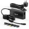 Iggual universalus nešiojamųjų kompiuterių kroviklis 120 W, 5 keičiamos DC jungtys, CUA-5T-120 W