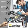 IMAYCC bevielis automobilio akumuliatoriaus atjungiklis, nuotolinis 12 V 120 A išjungiklis, apsauga nuo išsikrovimo