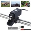 iMESTOU motociklinė USB įkrovimo stotelė, 2 x USB, 5 V 2.1 A, atspari vandeniui, su jungikliu, ck02