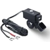 iMESTOU motociklinė USB įkrovimo stotelė, 2 x USB, 5 V 2.1 A, atspari vandeniui, su jungikliu, ck02