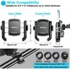 iMESTOU motociklinis telefono laikiklis su USB-C 36 W greitu įkrovimu, tinka 5.4–7.2 colių telefonams, tvirtinimas prie 12–32 mm vairo KWG-M8