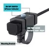 iMESTOU SAE į USB adapteris motociklui, 2 x USB 2,4 A, įmontuotas voltmetras, OT-2
