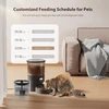 IMIPAW automatinis 2-in-1 pašaras ir vandens fontanas katėms, programuojamas, 3 l talpa, IP-W03K