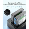 Inateck dviejų lizdų SATA HDD/SSD dokavimo stotelė USB 3.0 su autonominiu klonavimu SA02002-BK