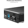 Inateck išorinis HDD dėklas 2.5/3.5 col. SATA, USB 3.0 su UASP FE3001