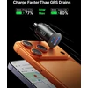 INIU automobilinis įkroviklis 60 W su USB-C ir USB-A, PD bei QC 3.0 greituoju įkrovimu