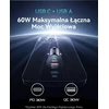INIU automobilinis kroviklis 60 W, USB-C ir USB-A, PD 3.0, greitasis įkrovimas, metalinis, CI-710
