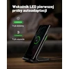 INIU belaidis kroviklis 15 W, Qi standaus tipo, su adaptacine LED lempute, juodas, WI-I211-1P
