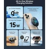 INIU belaidis magnetinis įkroviklis Qi2 15 W su USB-C jungtimi W21-E1