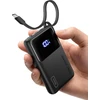 INIU išorinis akumuliatorius 45 W, 10000 mAh, USB-C kabelis, PD/QC, juoda, P55L