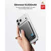 INIU magnetinis išorinis akumuliatorius 10000 mAh, 45 W, belaidis Qi2, USB-C su laidu ir stovu, P73