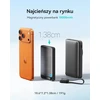 INIU magnetinis išorinis akumuliatorius 10000 mAh, 15 W belaidis įkrovimas, 45 W USB-C PD, Qi2, P73