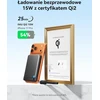 INIU magnetinis išorinis akumuliatorius 10000 mAh, 15 W belaidis įkrovimas, 45 W USB-C PD, Qi2, P73
