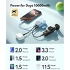 INIU nešiojamas įkroviklis (išorinis akumuliatorius) 10000 mAh, 45 W, greitas USB-C įkrovimas, P50