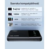 INIU nešiojamas išorinis akumuliatorius 25000 mAh, 140 W, 2x USB-C, 1x USB-A, P64