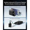 INIU P51L powerbank 20000 mAh su integruotu USB-C kabeliu, 45 W PD3.0 / QC4.0, juodas