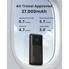 INIU PowerNova išorinis akumuliatorius 27000 mAh, 140 W PD 3.1, USB-C ir USB-A, juodas