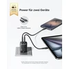 INIU USB-C kroviklis 30 W, 2 lizdų (USB-C ir USB-A), greitasis įkrovimas, GaN PD, A12-E1 (2 vnt.)