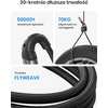 INIU USB-C – USB-C laidas 240 W, 1 m nailono pynimo, greitam įkrovimui, 2 vnt. komplektas
