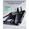 INIU USB-C – USB-C laidas 240 W, 1 m nailono pynimo, greitam įkrovimui, 2 vnt. komplektas