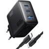 INIU USB kroviklis 65 W, 3 jungtys (2 x USB-C + 1x USB-A), greitas PD įkrovimas, GaN technologija