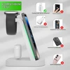INNISTO belaidė įkrovimo stotelė 3 įrenginiams, 18 W, Qi, USB-C, G618