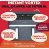 Instant Pot karšto oro gruzdintuvė su dviem 4 l krepšiais, 8 l, 1850 W, INAFB91-BK