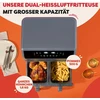 Instant Pot karšto oro gruzdintuvė su dviem 4 l krepšiais, 8 l, 1850 W, INAFB91-BK