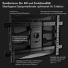 Invision televizoriaus sieninis laikiklis 37–75 col. iki 50 kg, VESA 600 × 400, DXL-DE-IA