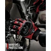 IRON JIA'S motokroso pirštinės, pilnapirštės, poliestinės, jautrios lietimui, juodos, Medium