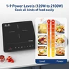 IsEasy nešiojama vienos zonos indukcinė kaitlentė 2100 W su jutikliniu valdymu IsEasy-1855701