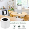 isinlive pakaitinių filtrų rinkinys LEVOIT Core Mini oro valytuvui, 3 pakopų HEPA, CM-RF