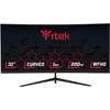 iTek lenktas 30 colių UltraWide VA monitorius 2560 × 1080, 200 Hz ITMC30V201FHD