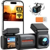 iZEEKER automobilinis vaizdo registratorius su priekine 4K ir galine 1080p kamera iD440