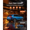 iZEEKER automobilinis vaizdo registratorius su priekine 4K ir galine 1080p kamera iD440