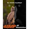 iZEEKER saulės energija maitinama miško kamera iG220, 36 MP, naktinis matymas, IP66