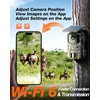 iZEEKER saulės medžioklinė kamera 4K 64 MP, Wi-Fi 6 ir Bluetooth, iG420S-AI-FR