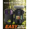 iZEEKER saulės medžioklinė kamera 4K 64 MP, Wi-Fi 6 ir Bluetooth, iG420S-AI-FR