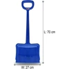Jamara sniego kastuvas iš plastiko, 70 cm, mėlynas, D formos rankena 460400