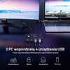 Jancane USB 3.0 KVM perjungiklis 2 kompiuteriams ir 4 USB įrenginiams, U309-US