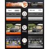 Jansite automobilinis vaizdo registratorius veidrodėlyje 4K su 10 colių IPS ekranu ir 1080p galine kamera T79D+H35D+10M+64G-EU2