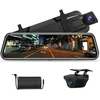 Jansite automobilinis vaizdo registratorius veidrodėlyje su 10 col. ekranu, 1080p, T30