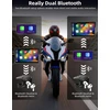 Jansite motociklo navigacijos sistema su 7 colių IPS ekranu, vandeniui atspariu lietimui jautriu ekranu ir Bluetooth CarPlay Android Auto funkcija MT83E+DYX-5