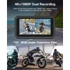 Jansite navigacija motociklams su 4K vaizdo registratoriumi, 6,25" ekranas, IP67, 64 GB, Bluetooth, Android Auto, CarPlay, MT52