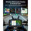 Jansite navigacija motociklams su 4K vaizdo registratoriumi, 6,25" ekranas, IP67, 64 GB, Bluetooth, Android Auto, CarPlay, MT52