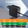 Jeestam nešiojamo kompiuterio maitinimo adapteris 65 W 20 V 3,25 A, apvali jungtis 4.0 x 1,7mm, suderinamas su Lenovo IdeaPad, Flex, V serijos modeliais